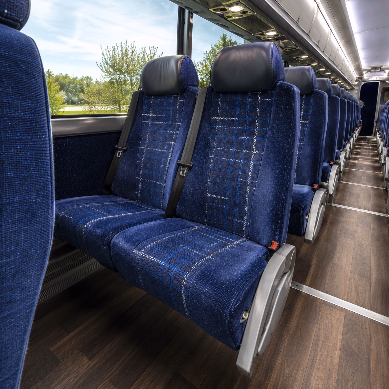 everett charter bus rental inside
