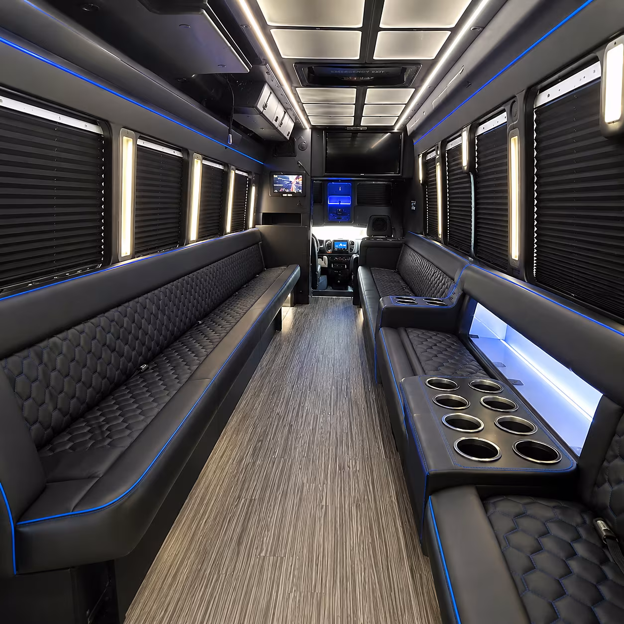 everett party bus rentals inside